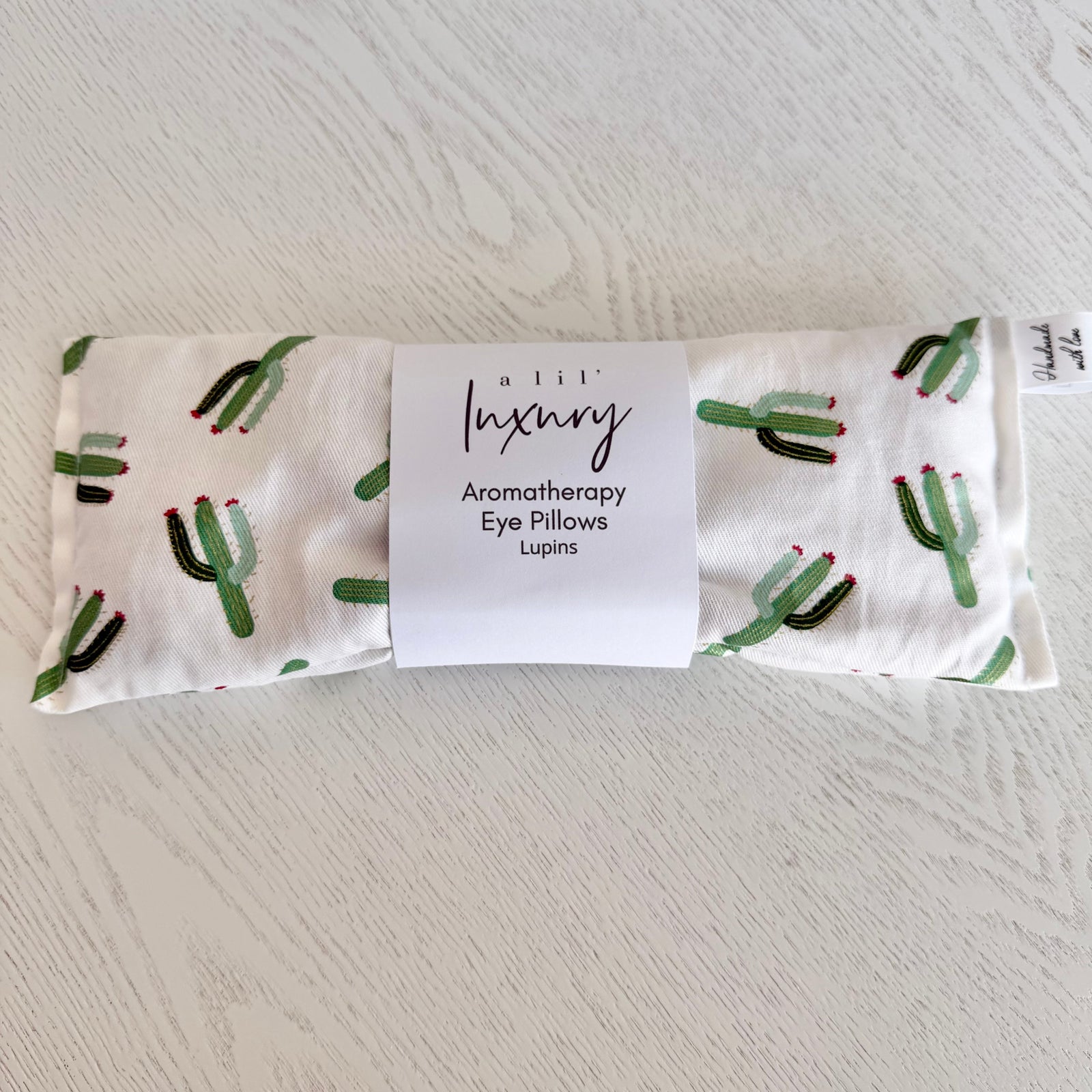 Lupin Eye Pillow Natural with Cactus