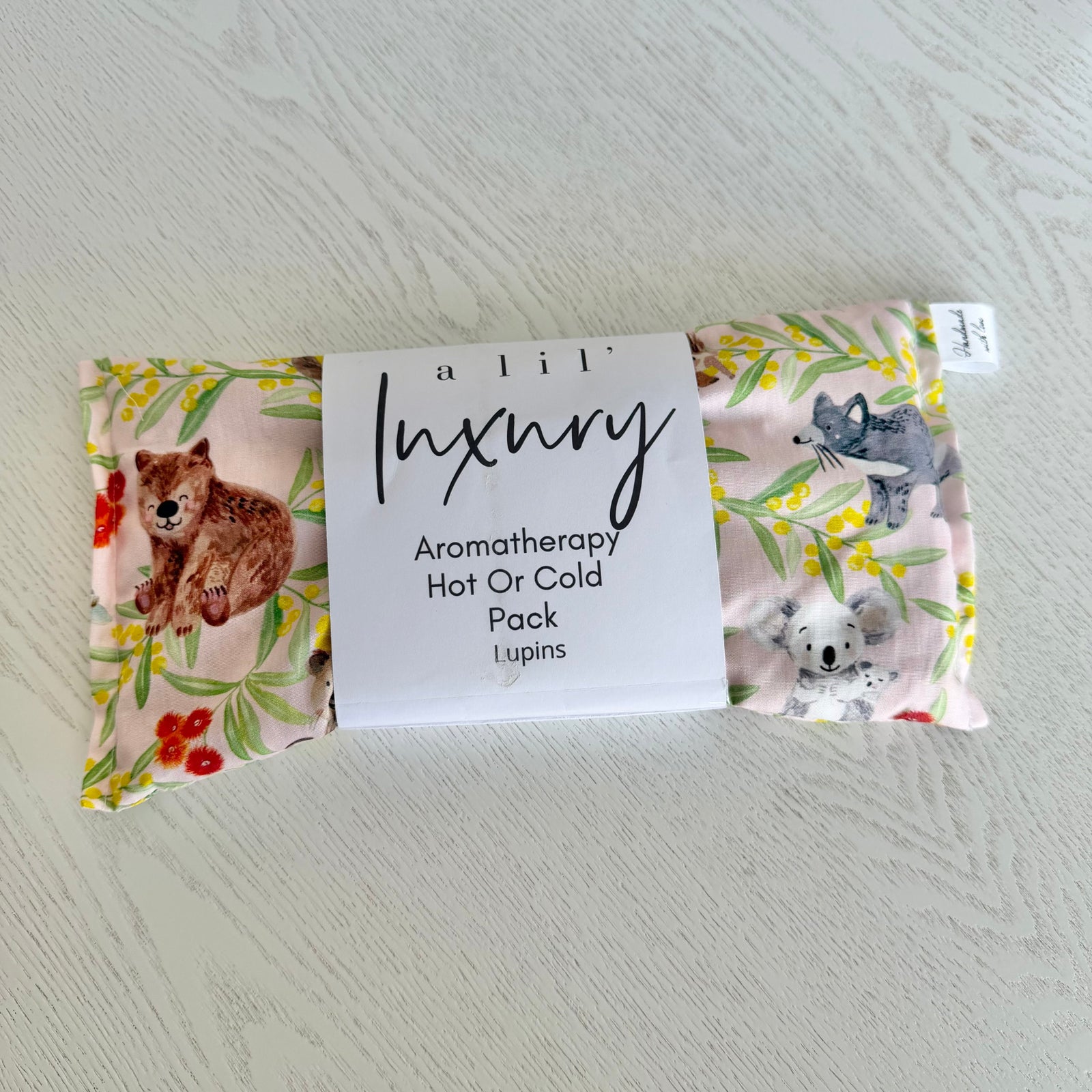 Lupin Heat Pack with Aussie Animals