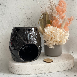 Black Tealight Warmer for Home - A Lil Luxury
