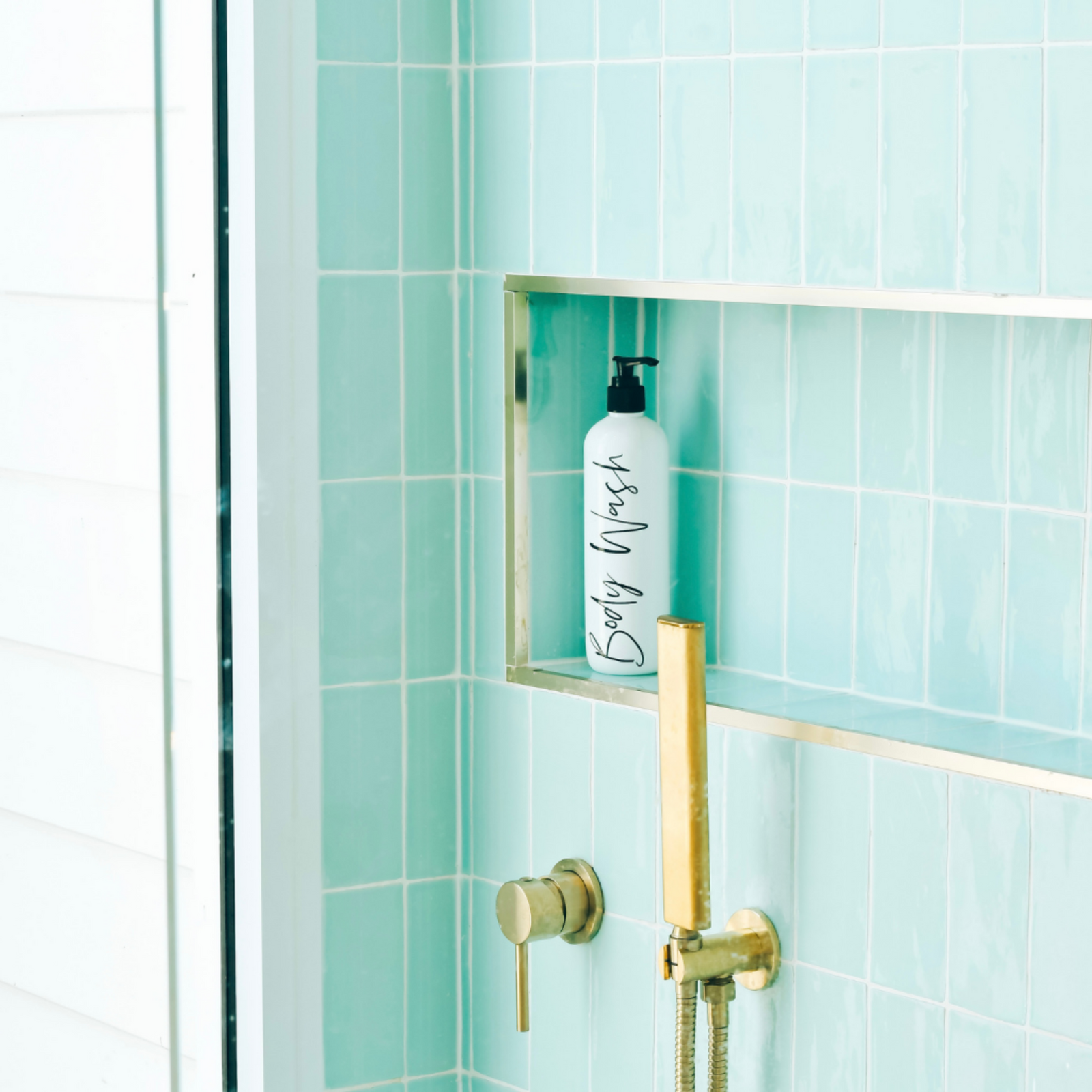 Shampoo and Conditioner Personalised Labelled Bottles - A Lil Luxury