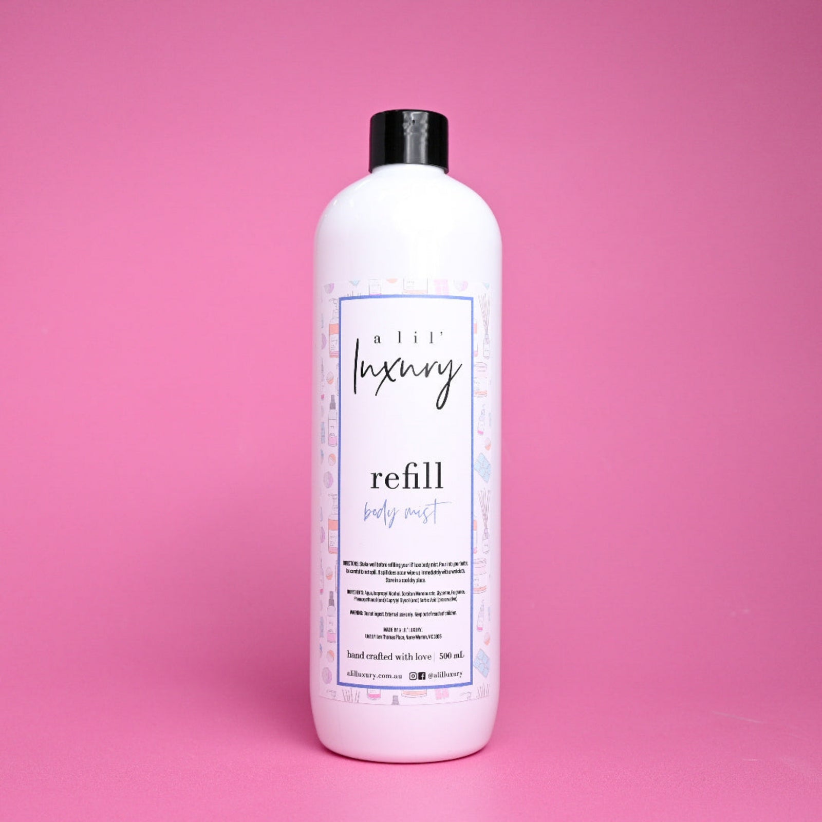 Body Mist Scented Spray Refill