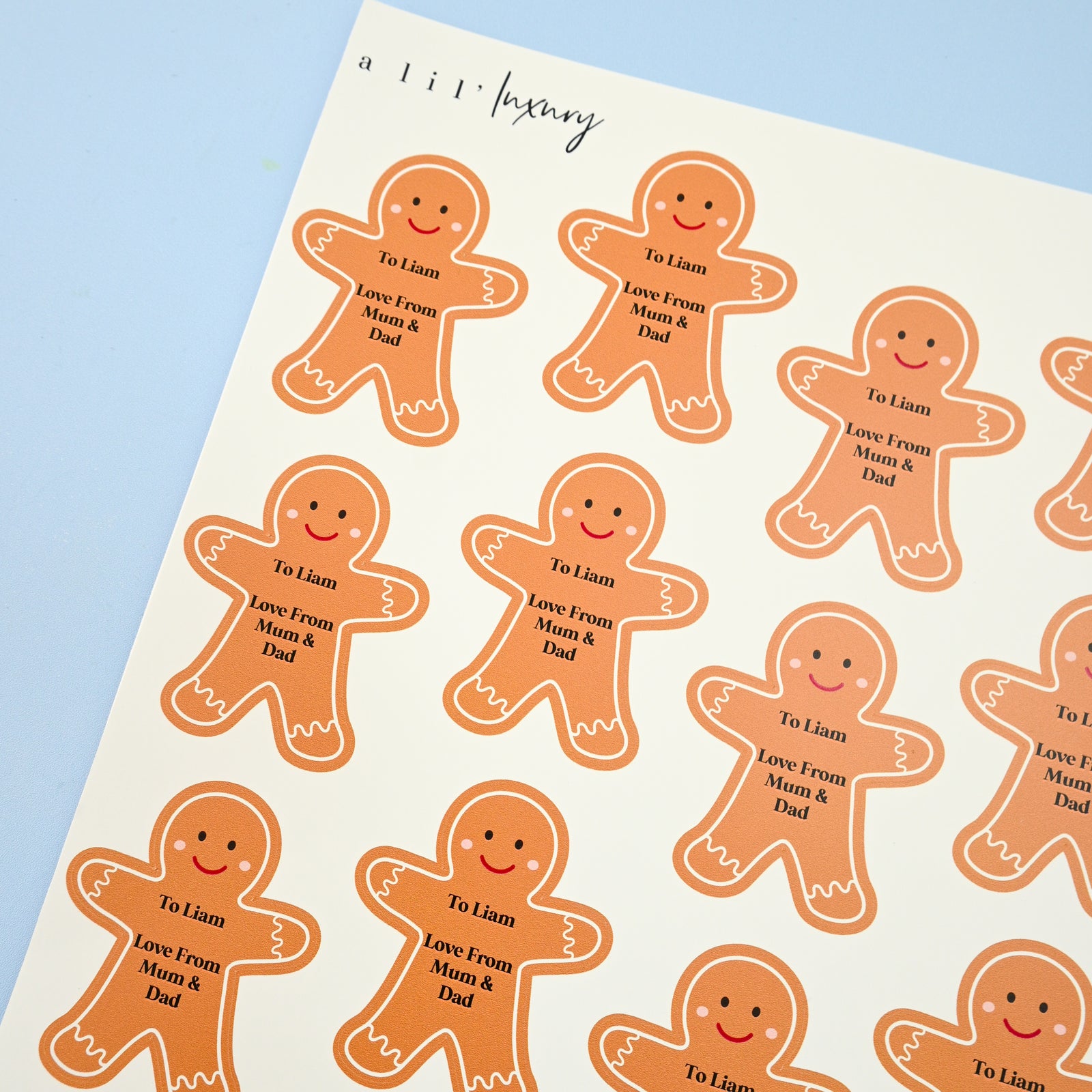 Gingerbread Stickers | Cut Out