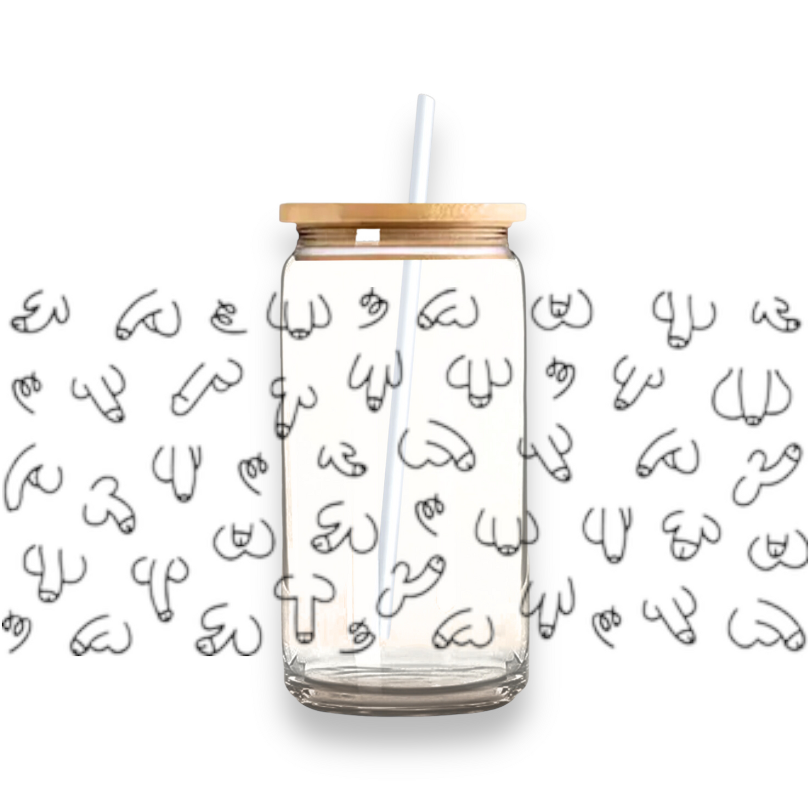 Willy Plastic or Glass Tumbler