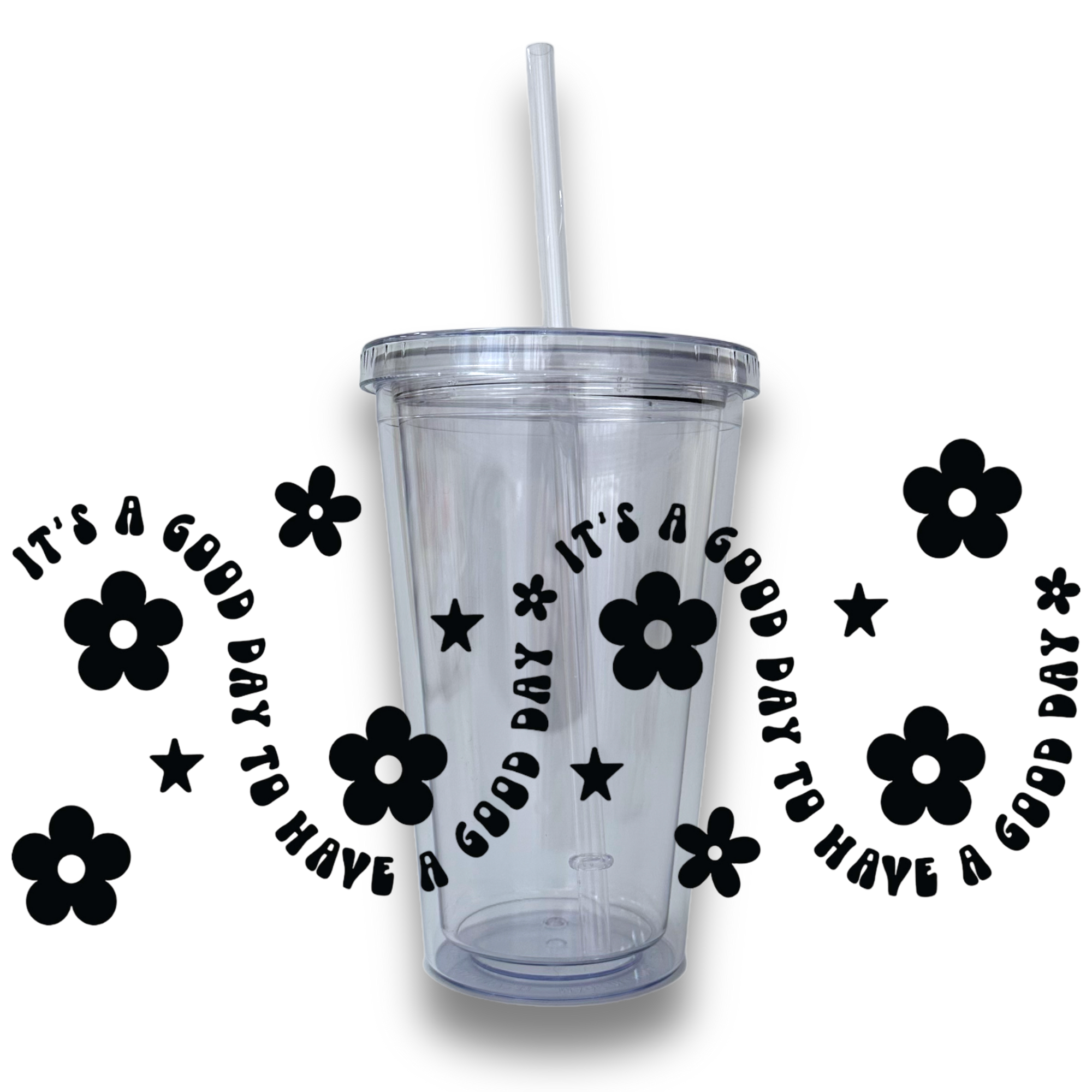 Good Day Plastic or Glass Tumbler