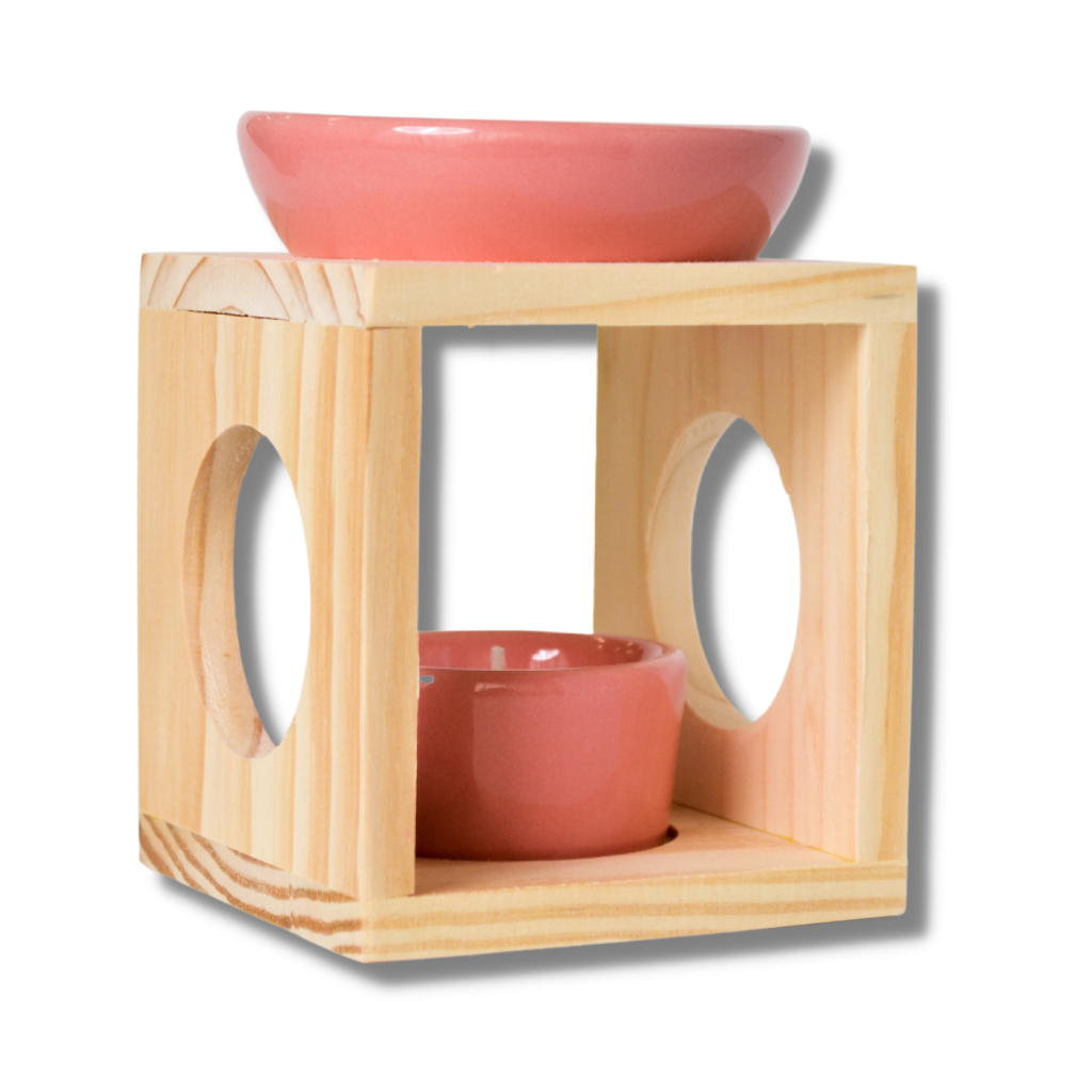 Pink Wooden Tealight Candles - A Lil Luxury