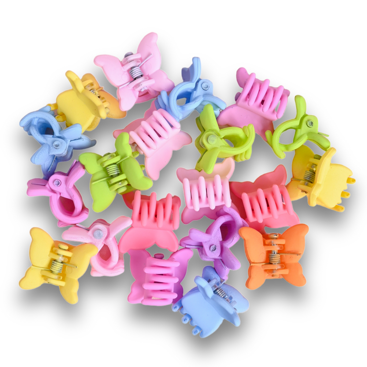 colourful mini hair clips - a lil luxury