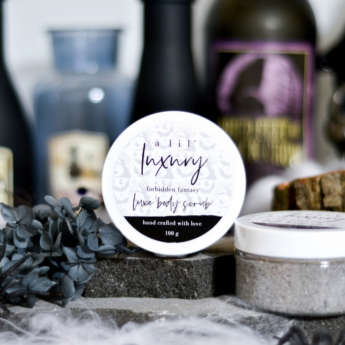 halloween inspired body scrub