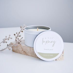 tin soy wax candle - A Lil Luxury