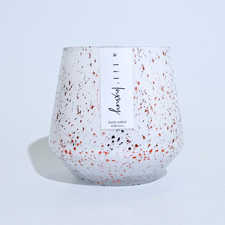 Soy Wax Speckled Jar - A Lil Luxury