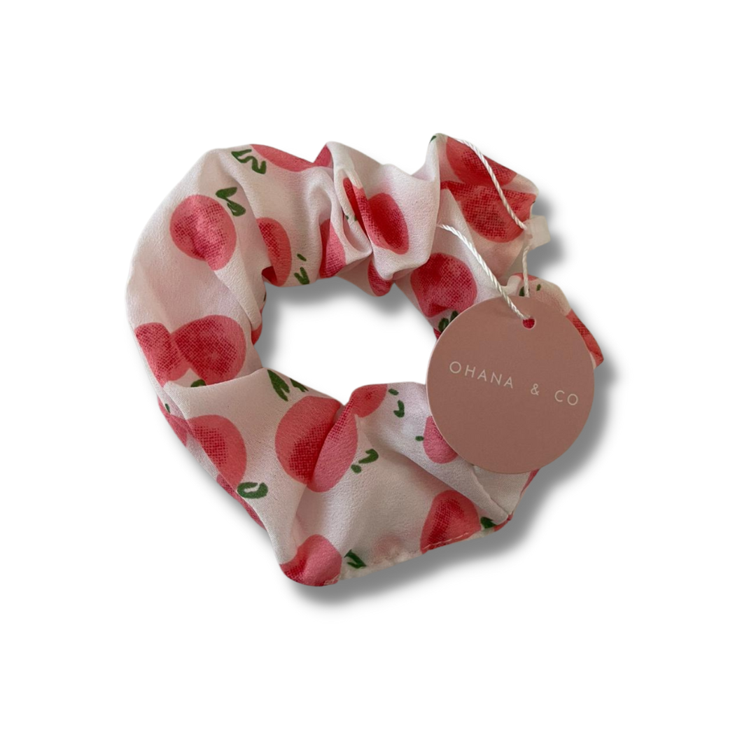 Childrens Apple Hair Scrunchie - A Lil Luxury