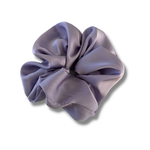 Purple Satin Hair Scrunchie - A Lil Luxury