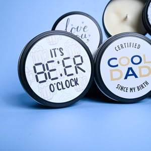 Father's Day Soy Tin Candle