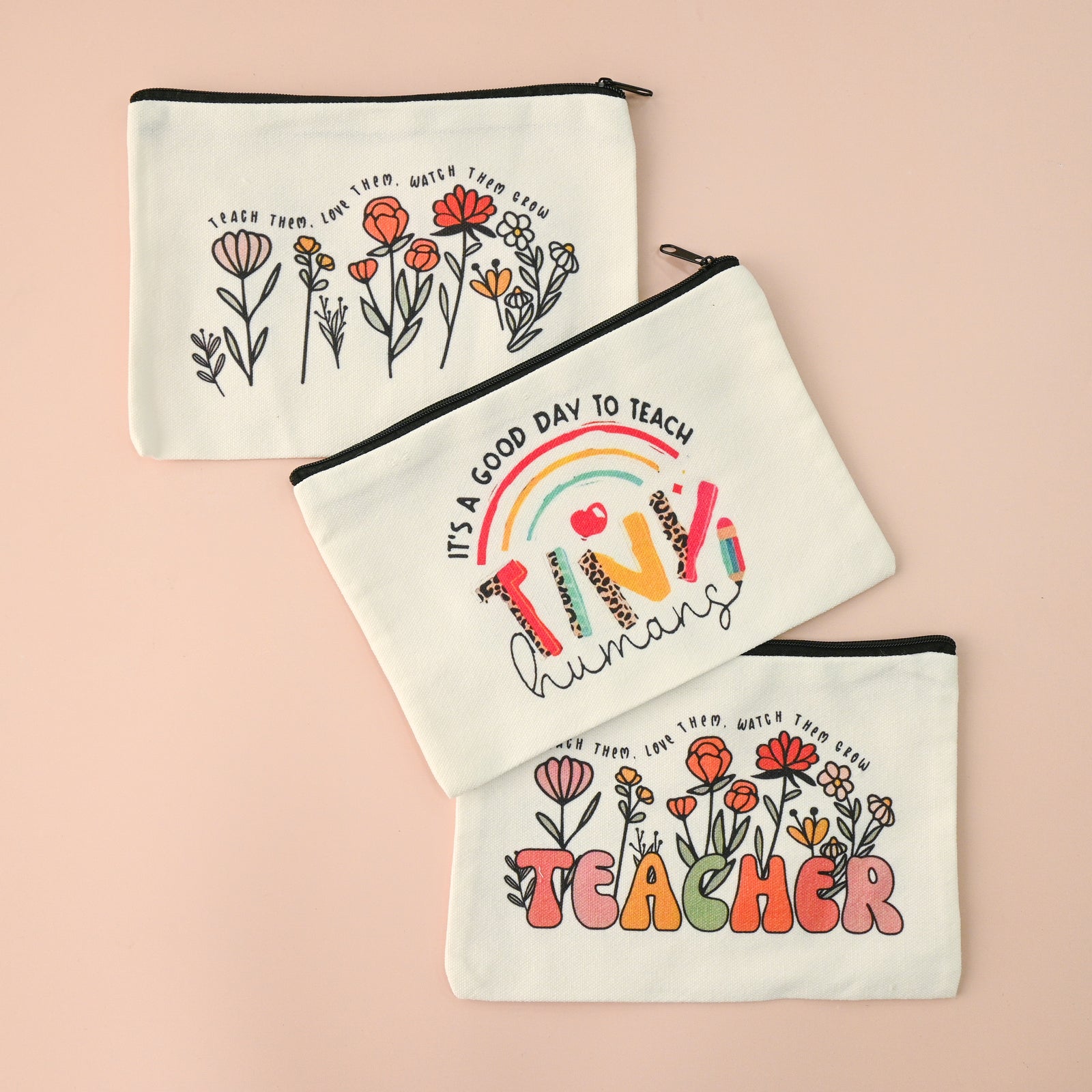 Teacher Canvas Pencil Case