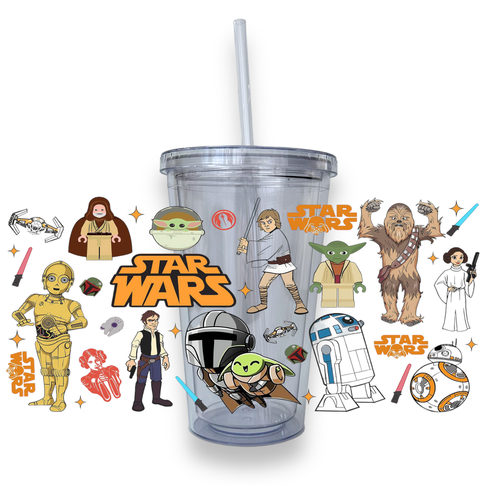 Star Wars Plastic or Glass Tumbler