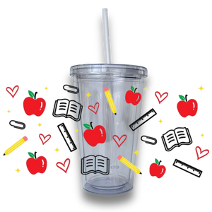 Teacher Plastic or Glass Tumbler