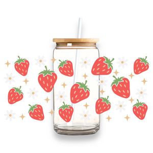 Strawberries Plastic or Glass Tumbler