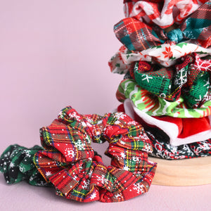 Christmas Hair Scrunchies