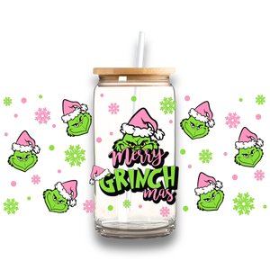 Merry Grinchmas Plastic or Glass Tumbler