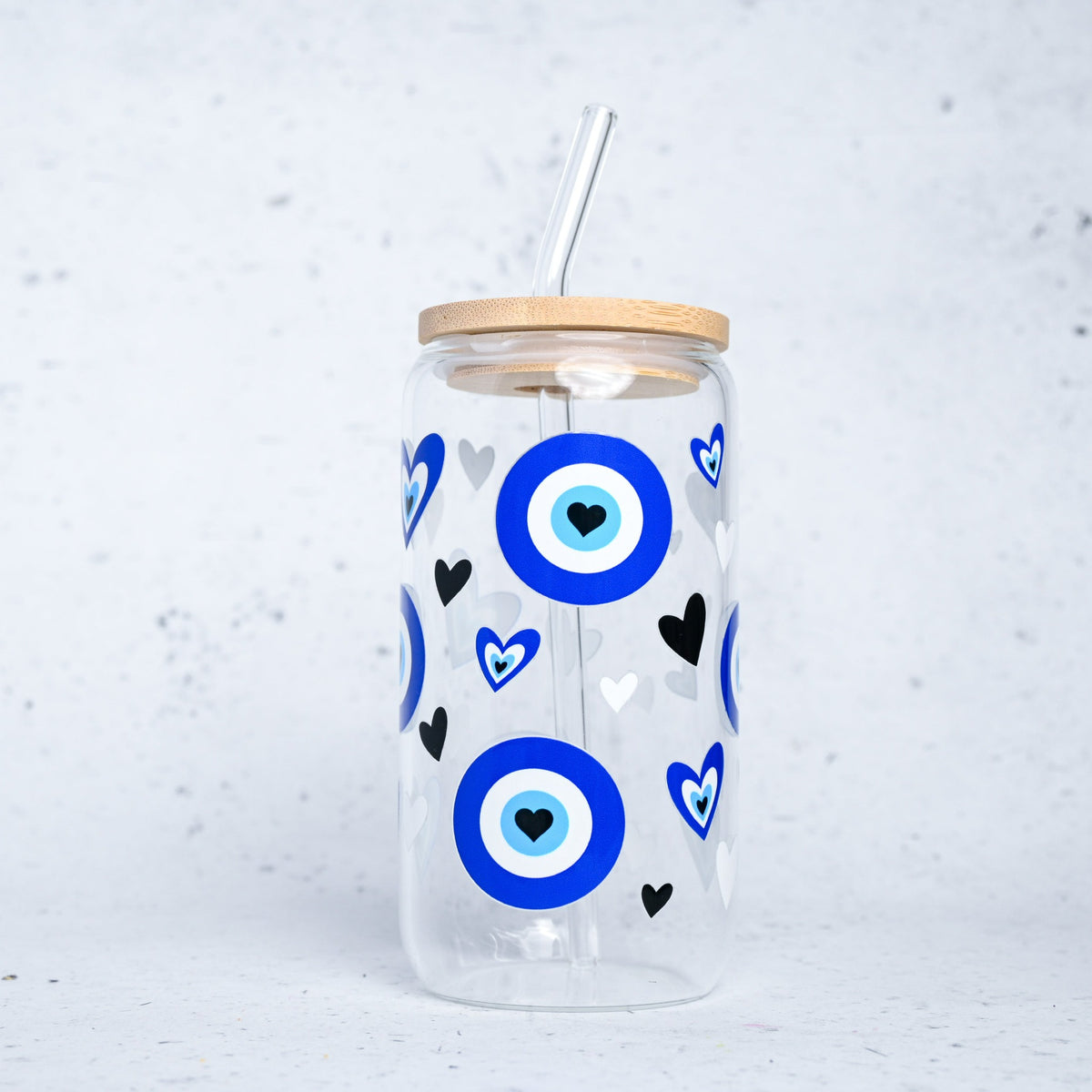 Evil Eye Plastic or Glass Tumbler