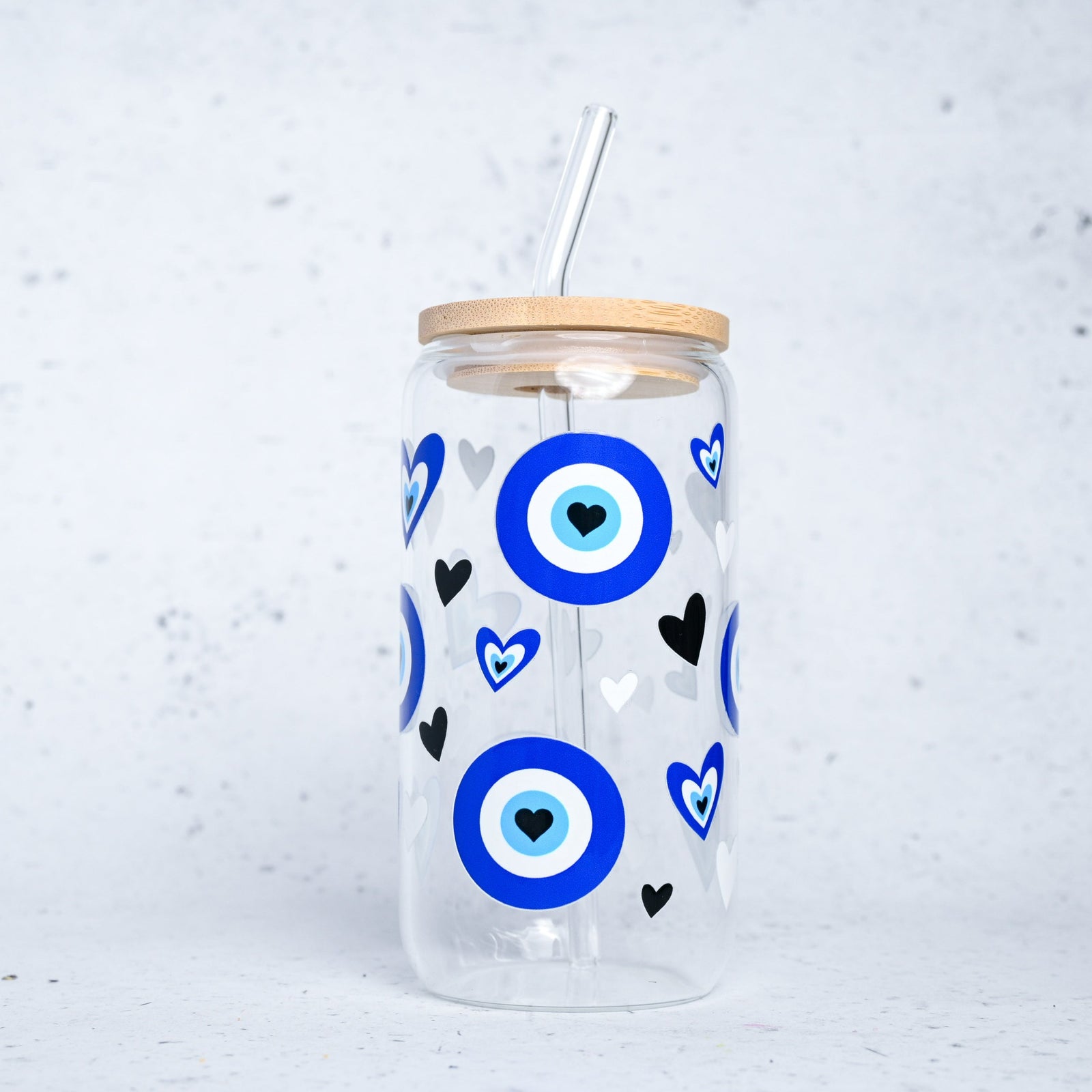 Evil Eye Plastic or Glass Tumbler