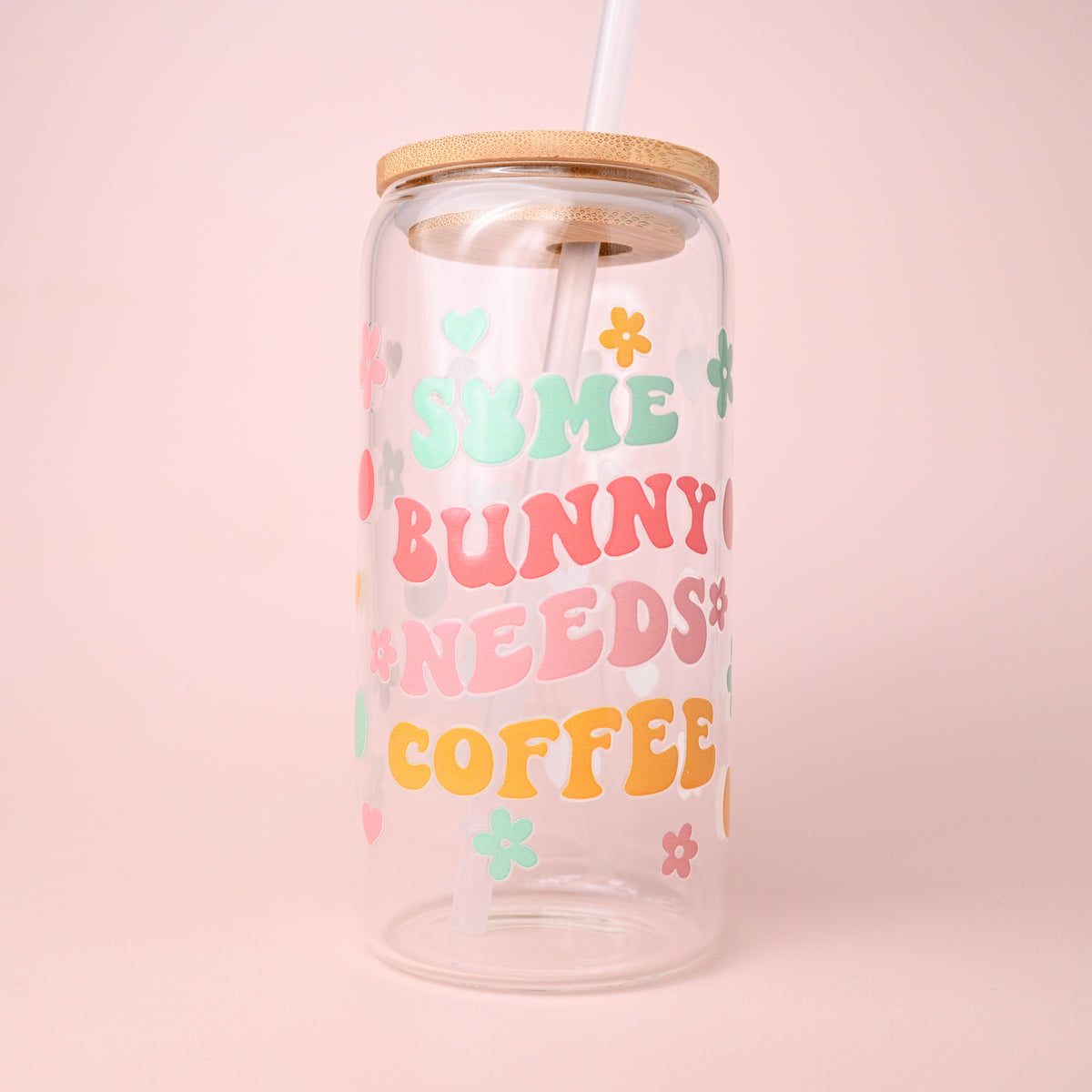 Some Bunny Needs Coffee Plastic or Glass Tumbler