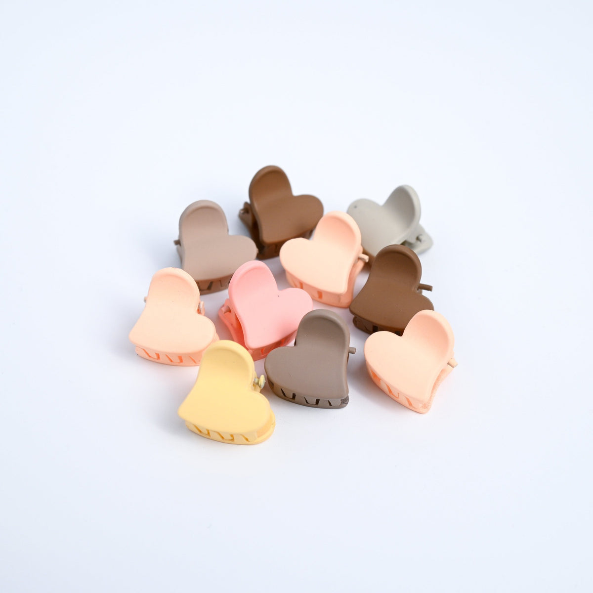 Neutral Petite Hair Claw Clips