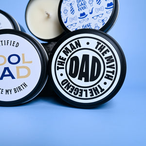 Father's Day Soy Tin Candle