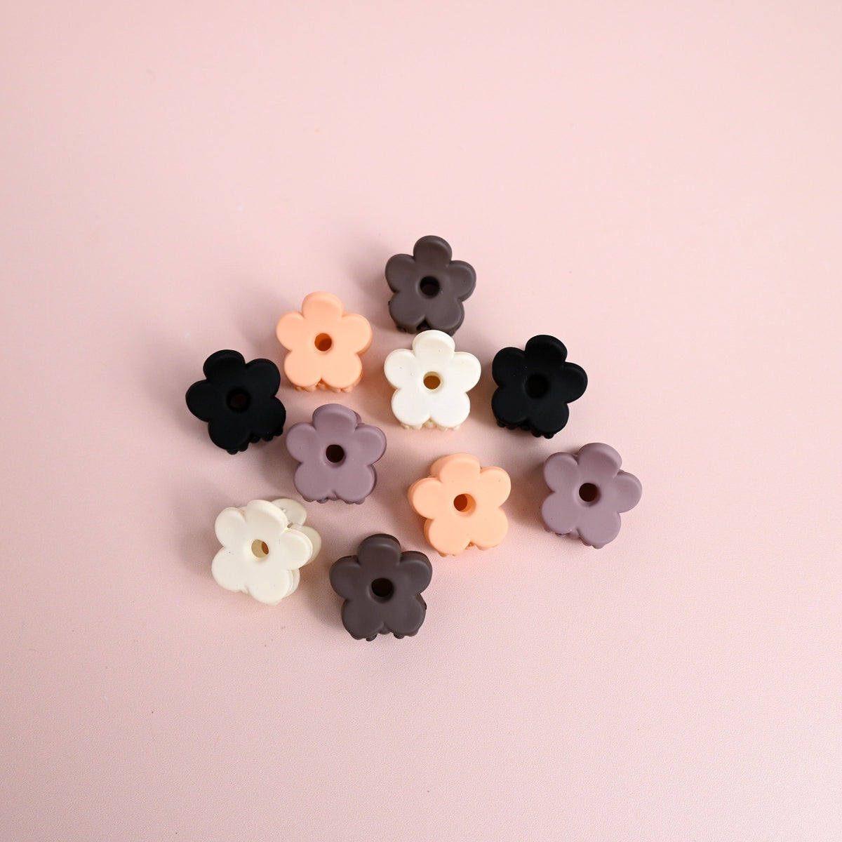 Nude Petite Hair Claw Clips