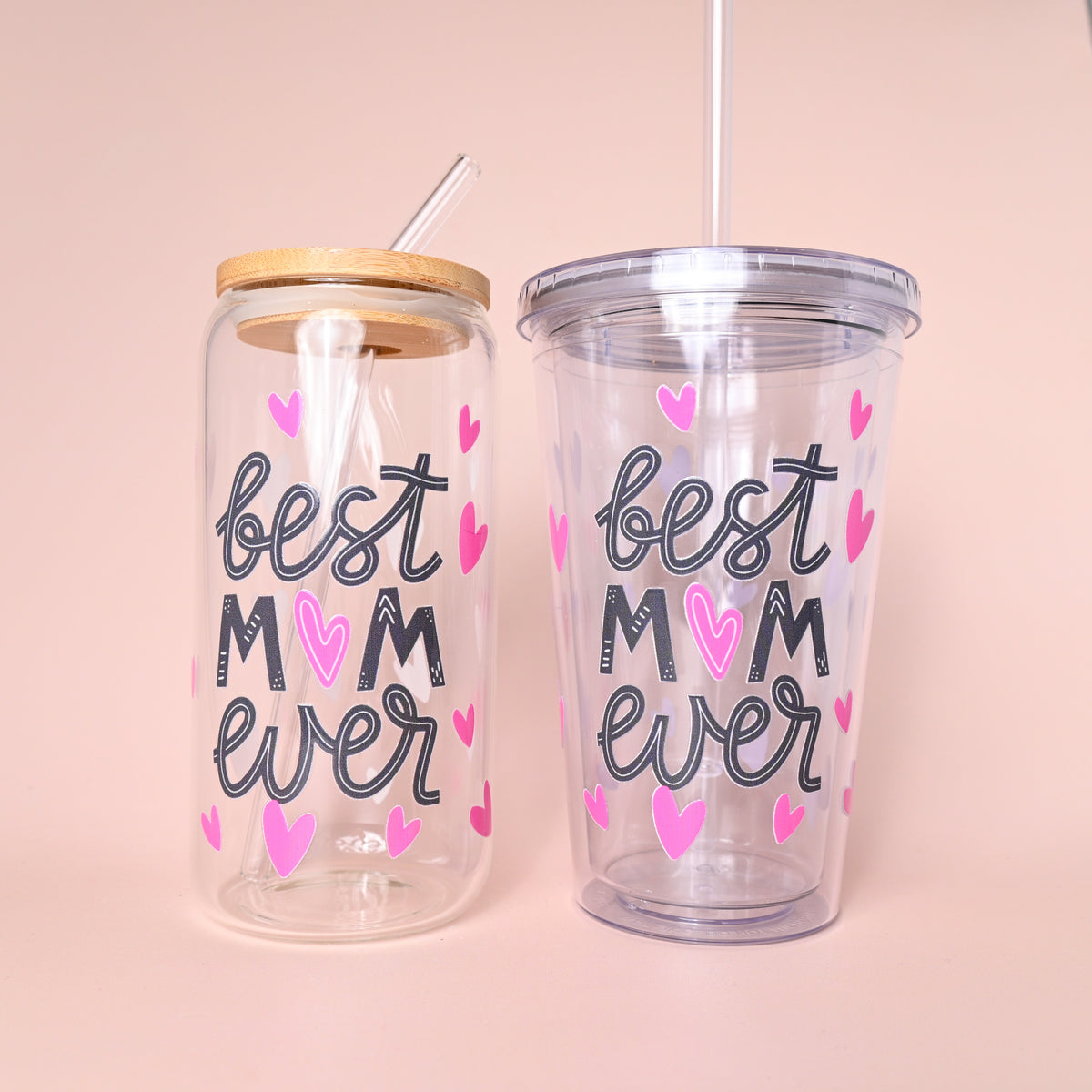 Best Mum Ever Plastic or Glass Tumbler