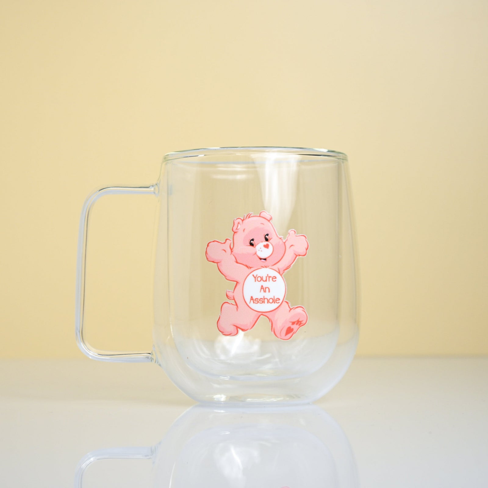swear bear mugs glass set by A Lil Luxury