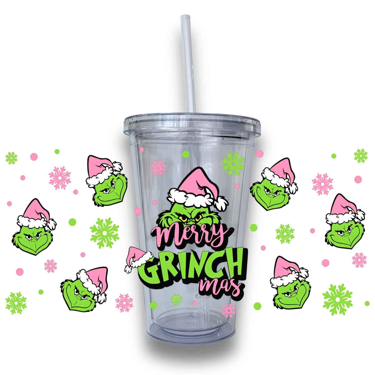 Merry G-Mas Plastic or Glass Tumbler