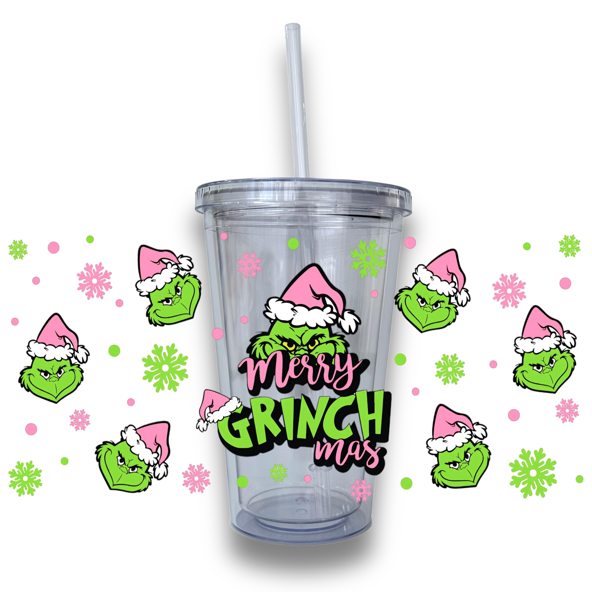 Merry G-Mas Plastic or Glass Tumbler