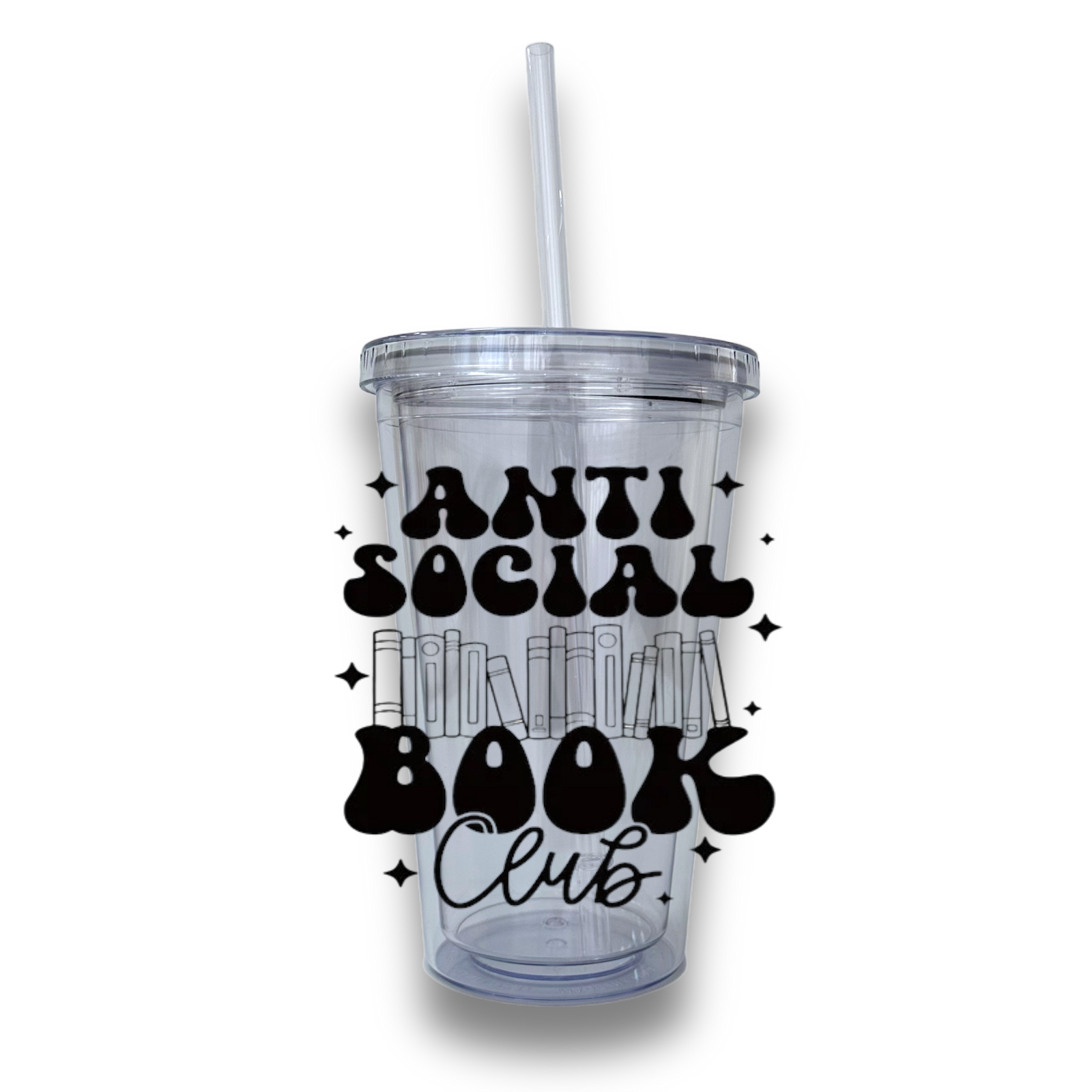 Book Club Glass Drinking Tumbler - A Lil Luxury