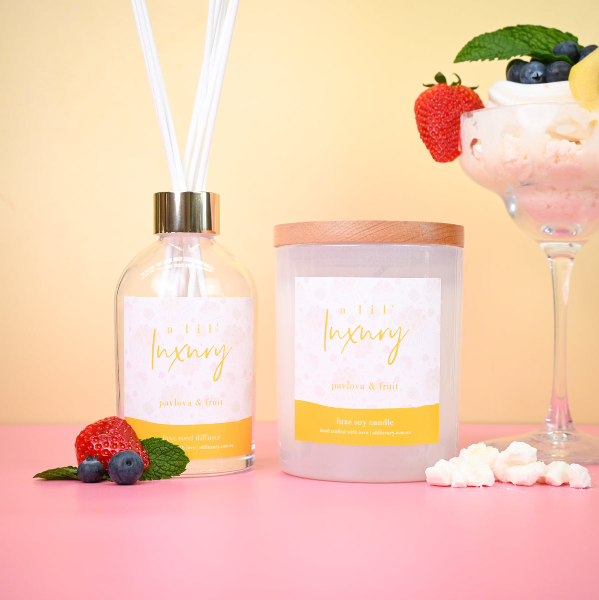 Reed Diffuser &amp; Soy Candle Duo | Christmas Collection
