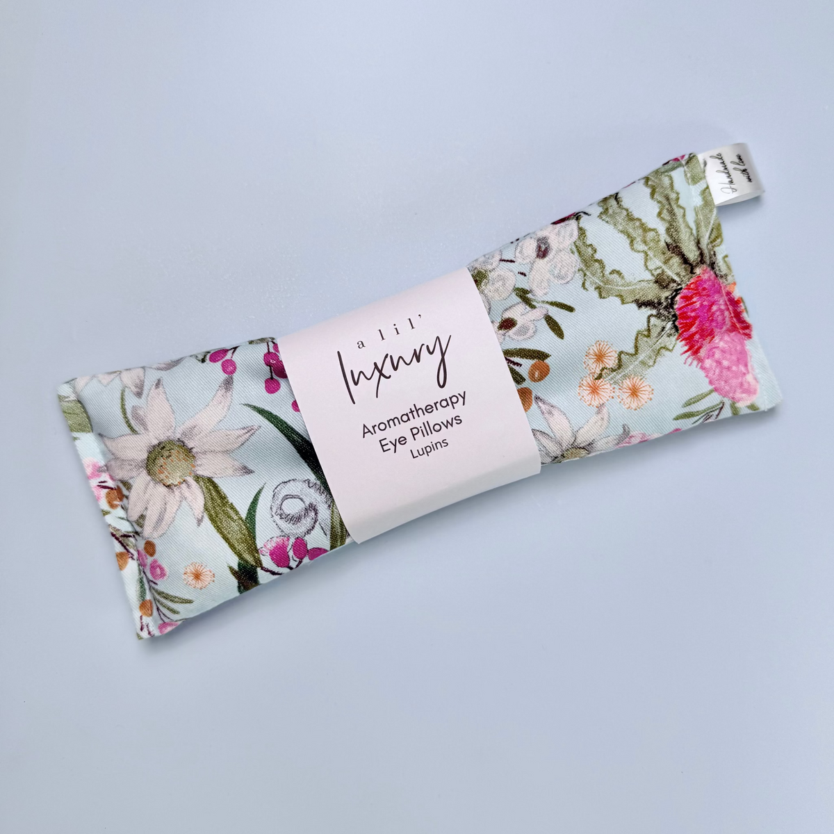 Lupin Eye Pillow with Cheeky Possums