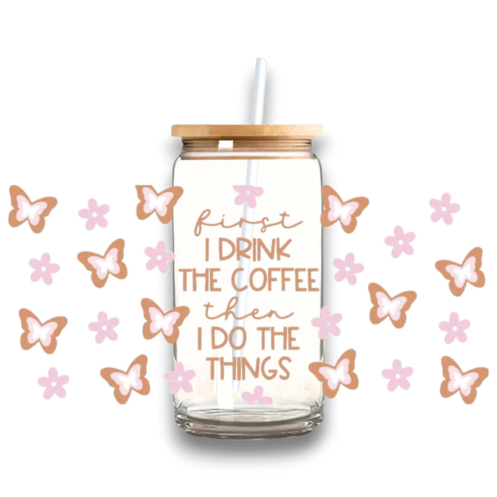 Coffee Addicts Glass or Plastic Tumbler - A Lil Luxury