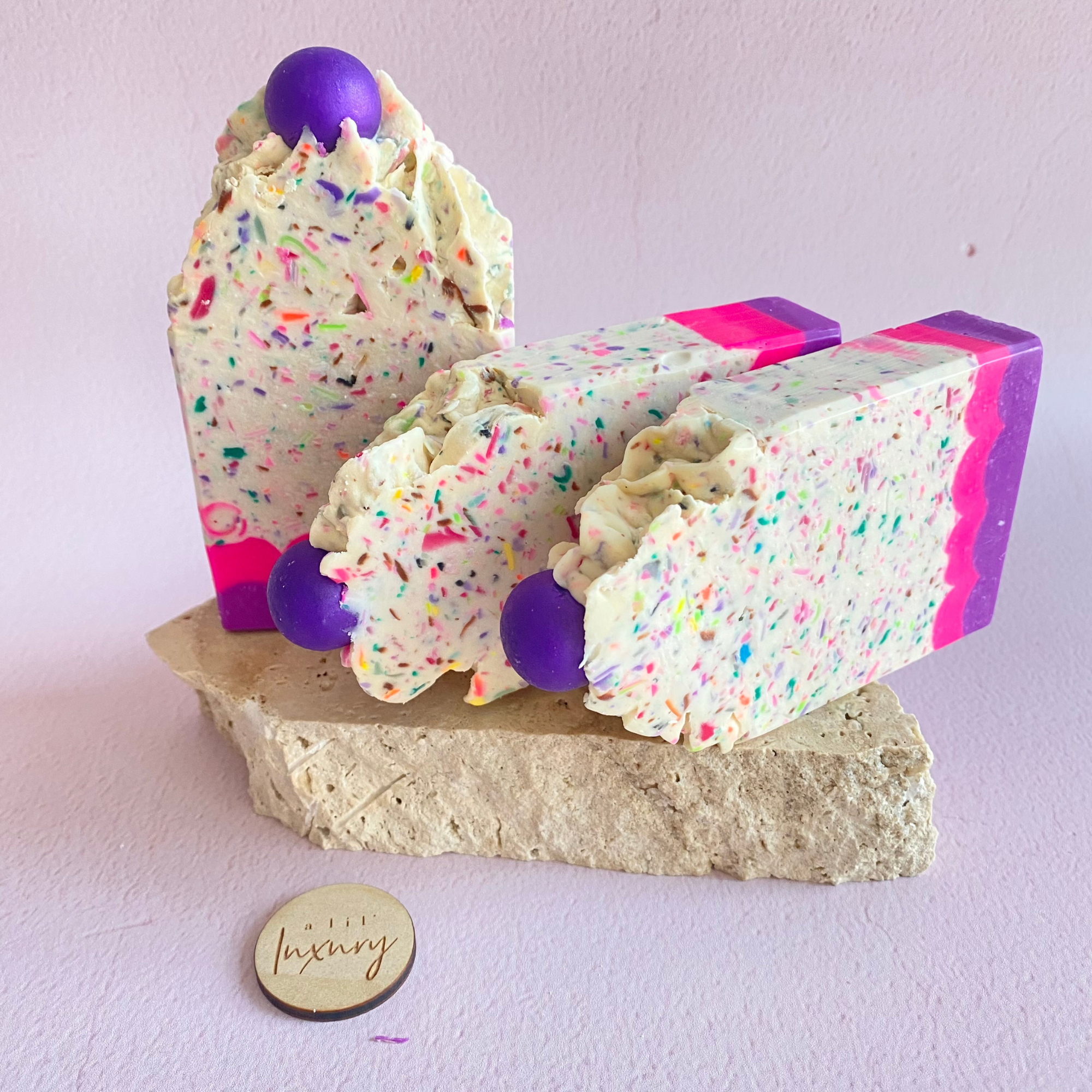 Confetti Scented Luxe Soap Bar - A Lil Luxury