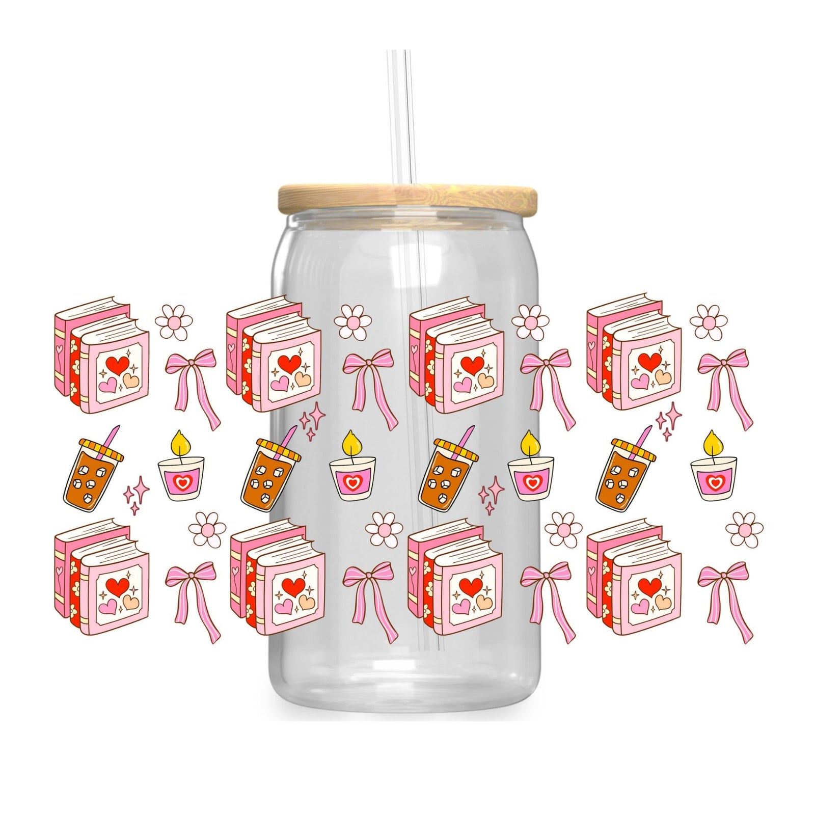 Cute Book & Candles Tumbler