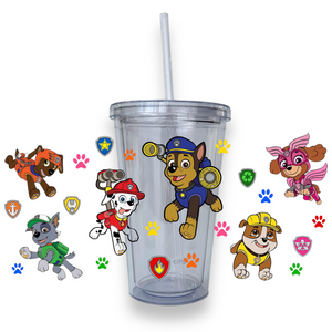 Paw Patrol Plastic or Glass Tumbler