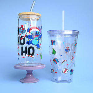 Ho Ho Ho Plastic or Glass Tumbler