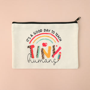 Teacher Canvas Pencil Case