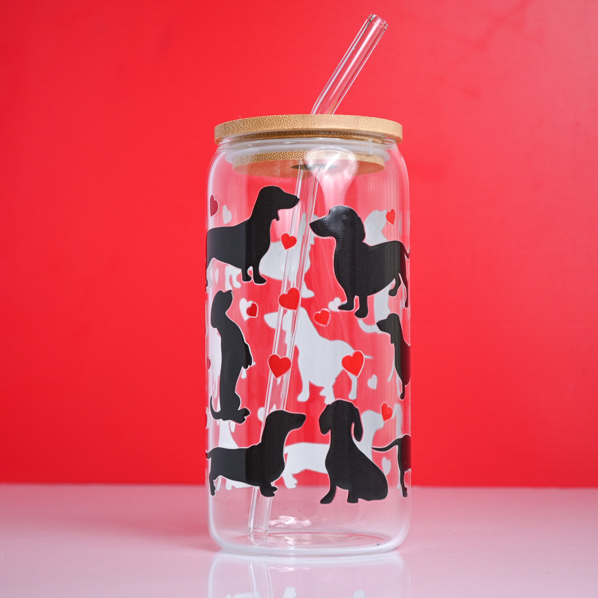 Dachshund Glass Tumbler