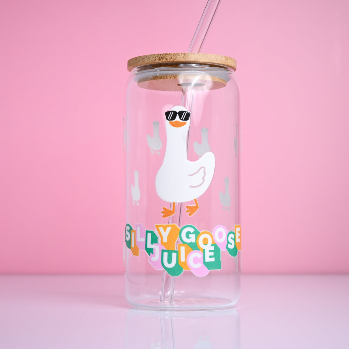 Silly Goose Juice Plastic or Glass Tumbler