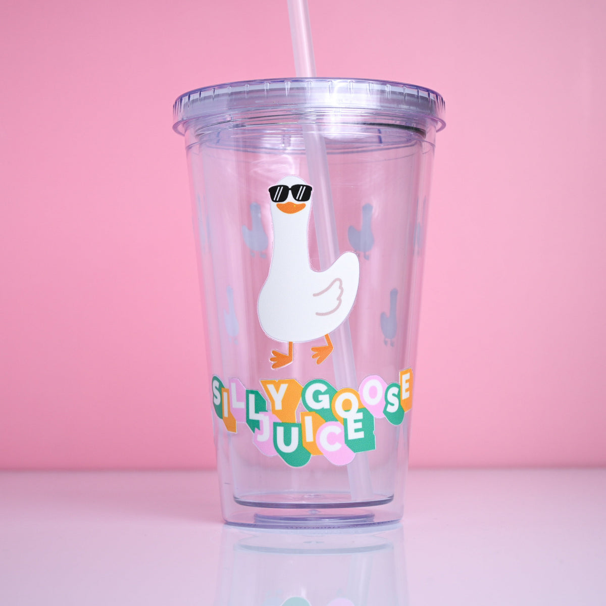 Silly Goose Juice Plastic or Glass Tumbler