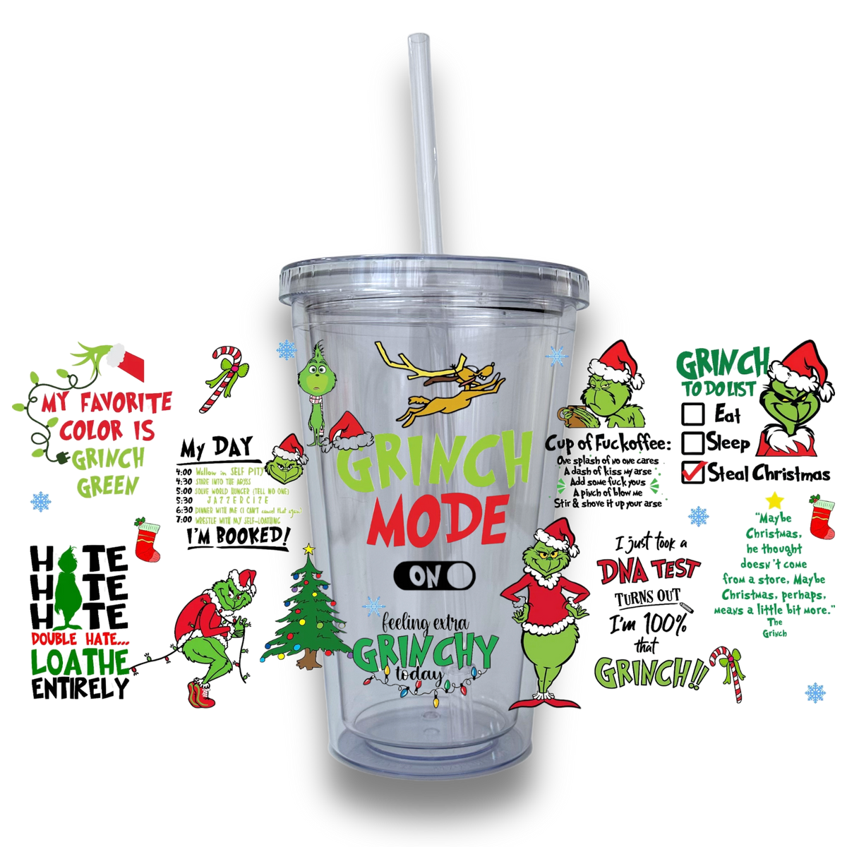 Mode On Plastic or Glass Tumbler