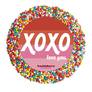 'XOXO' Love You Milk Chocolate Freckle