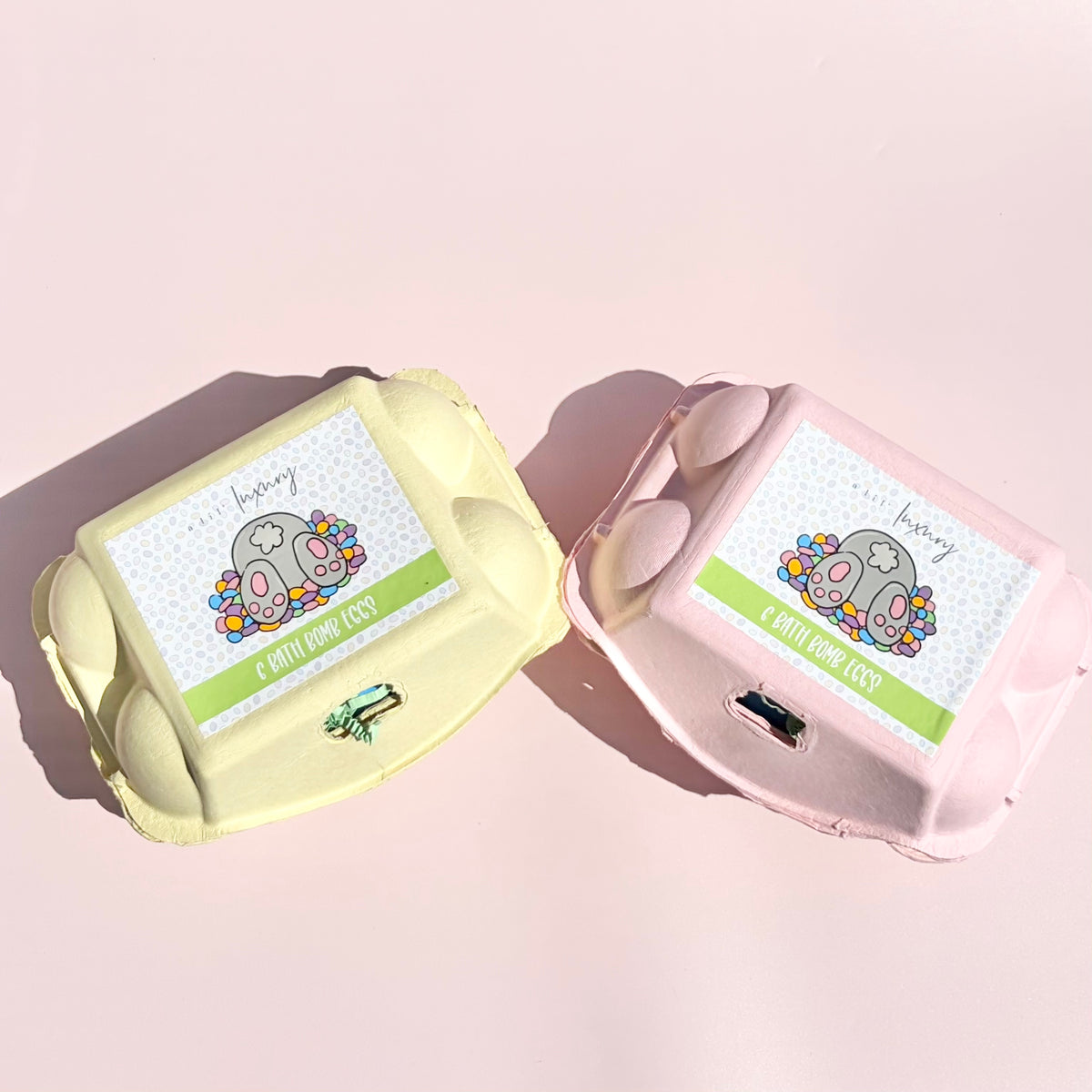 Bath Bomb Egg Carton