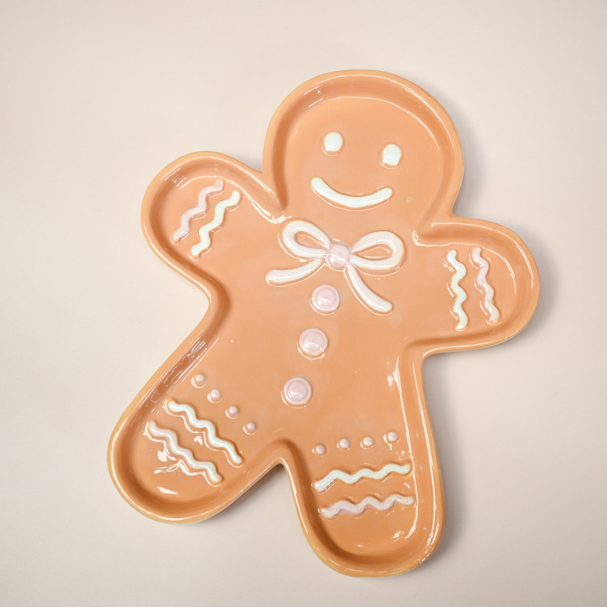 Gingerbread Man Serving Platter
