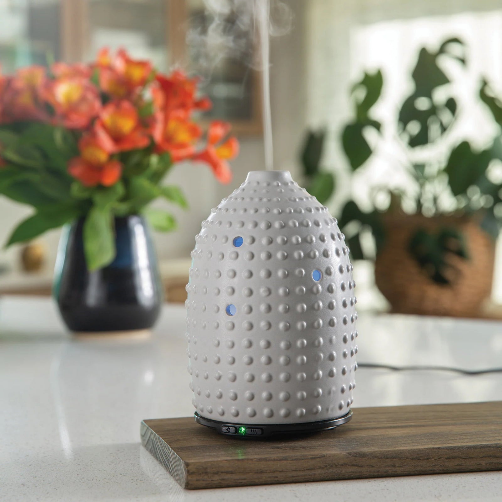 Gray Hobnail Aroma Diffuser - A Lil Luxury