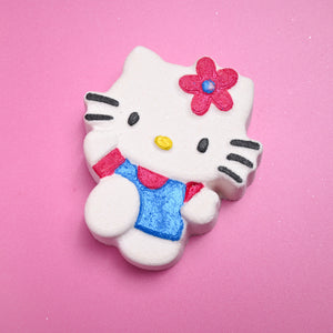 Handpainted Hello Kitty Bathbomb